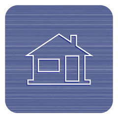 Home icon, house silhouette