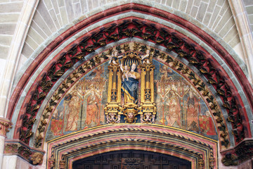 Obraz premium Pellejeria Portal der Kathedrale von Burgos