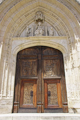 Das Coroneria Portal der Kathedrale in Burgos