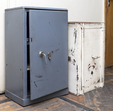 old metal safe