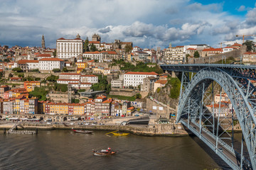 Fototapeta na wymiar Bridge in Porto Portugal