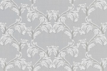 Baroque pattern background Vector. Vintage ornament decor textures