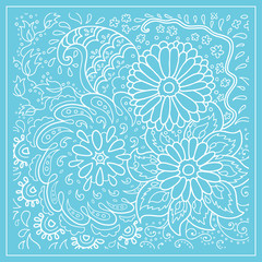 Floral background. Template for style design.