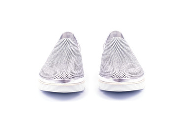 fashion trendy woman's set with sneaker and accessories