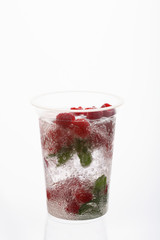 Detox water with berries
