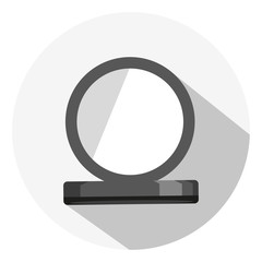 Mirror icon. Flat illustration of mirror vector icon for web