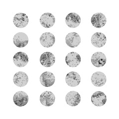 Purple watercolor stain isolated on white background