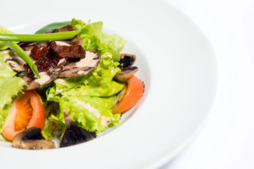 salad with vegetables