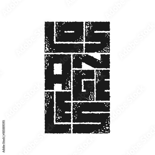 los angeles typography graphics t shirt fashion design template fashion design templates to print