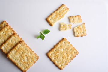 cracker, dry biscuit background