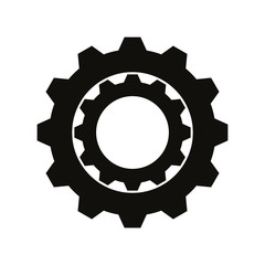 Settings icon vector. Tools, Cog, Gear Sign Isolated on white bac