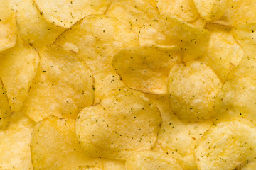 food background potato chips
