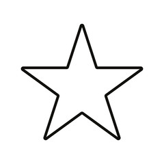 Star linier icon.  Simple star icon. 