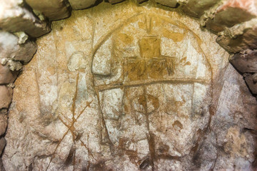 Novi Sad, Serbia December 17, 2017: Catacombs and tunnels on Petrovaradin fortress 