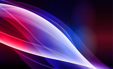 Abstract colorful wavy vector background