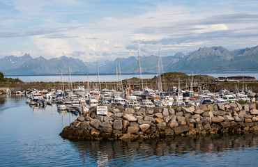 Fototapeta na wymiar marina in Norway