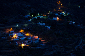 El Juncal at sunset. The Nublo Rural Park. Tejeda. Gran Canaria. Canary Islands. Spain.