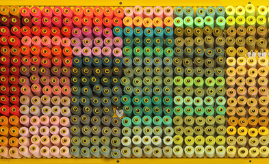 Set of colorful threads