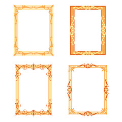 Set of Decorative frames and borders set