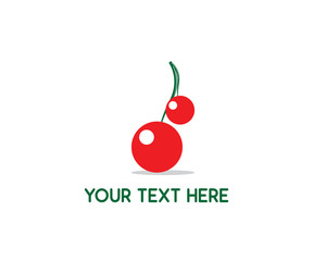 fresh cherry logo design