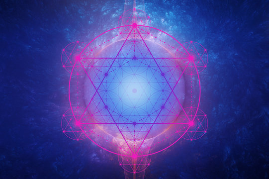 Metatron´s Cube - cosmic energy field - flower of life