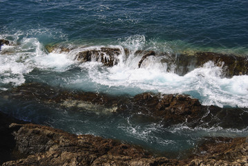 skaliste wybrzeże Fuerteventury (Wyspy Kanaryjskie)