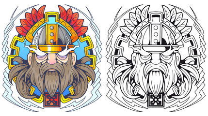 mythological scandinavian god of thunder Thor
