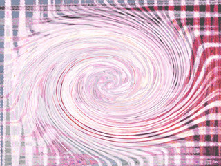 抽象画。らせん