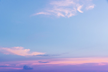 Two color in the sky