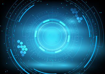 Abstract digital and technology background that can use to present new innovation.