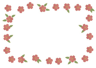 和柄の背景。桜の花の壁紙素材。春の背景素材。