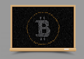 blackboard crypto currency bitcoin lesson