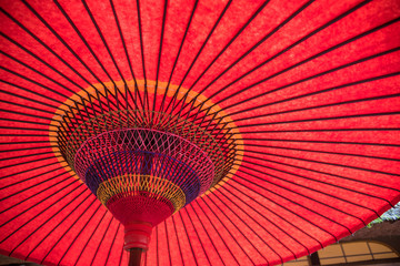 赤い和傘