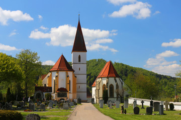 Wallfahrtskirche Unterkochen, Baden Württemberg, Deutschland