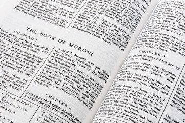 The Book of Moroni, The Book Of Mormon, from the Church of Jesus Christ of Latter Day Saints