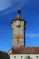 Klingentor in Rothenburg ob der Tauber, Bayern, Deutschland