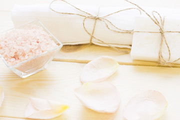 Spa and beauty procedures background