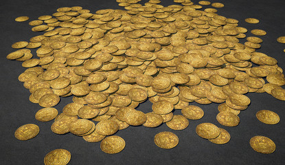 Schatz von Écu d'or à la chaise Philipps VI 1337 Goldmünzen