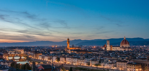 Fototapeta na wymiar Stunning panorama of Florence, Italy