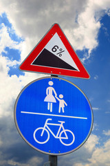 Verkehrszeichen Radweg