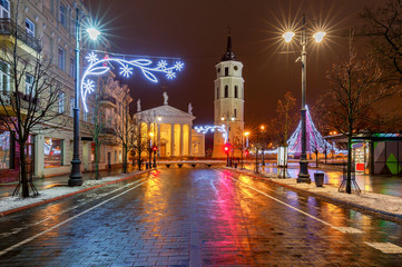 Vilnius. Christmas tree.