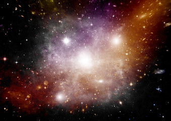 galaxy in a free space