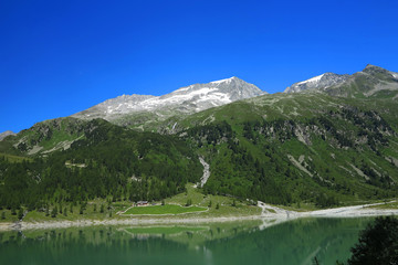 Stausee, Neveser Stausee, Südtirol, Italien