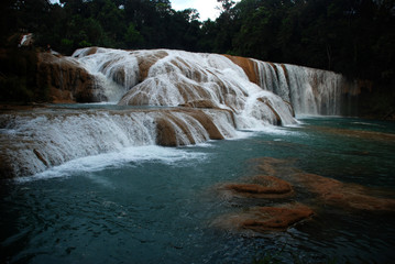 Agua azul in Chiapas