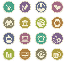 Business management paper stickers