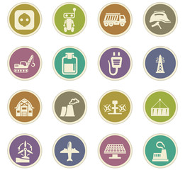 Industry paper stickers