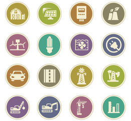 Fototapeta premium Industry paper stickers