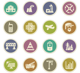 Industry paper stickers
