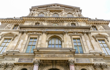 Louvre Museum in Paris City