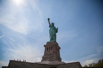 Fototapeta na wymiar New York, Statue of Liberty, Manhattan